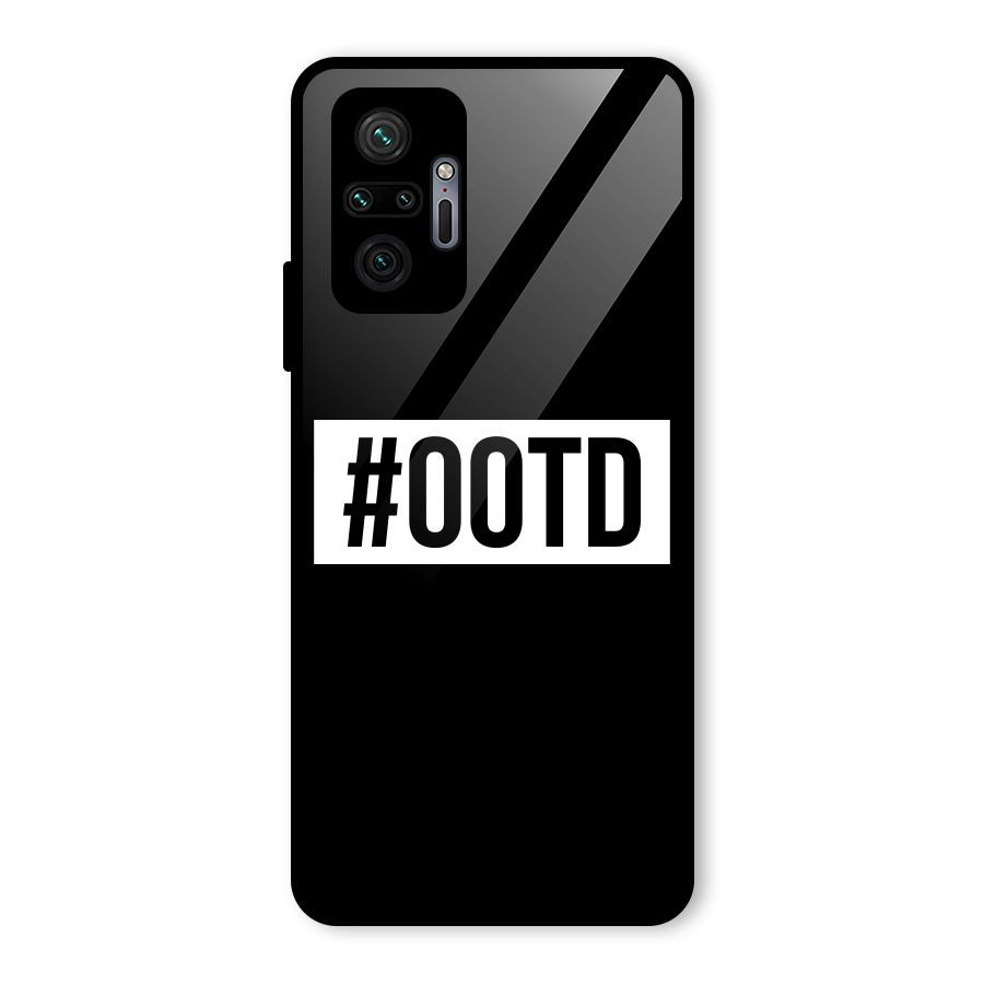 OOTD Glass Back Case for Redmi Note 10 Pro