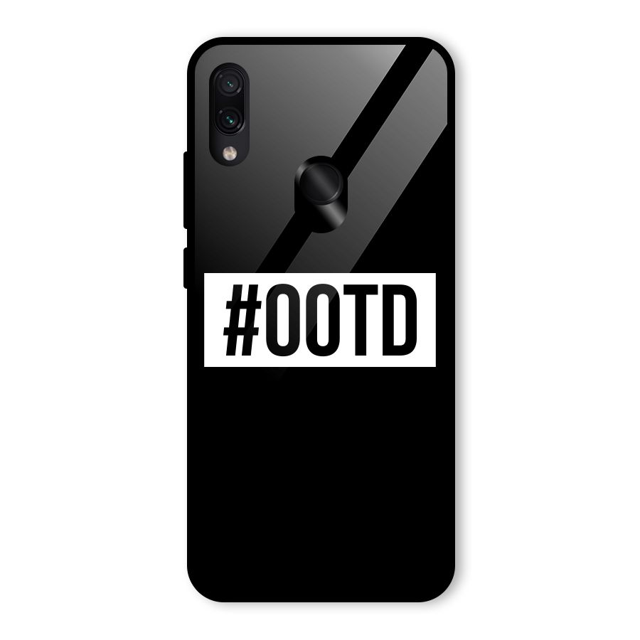 OOTD Glass Back Case for Redmi Note 7 Pro