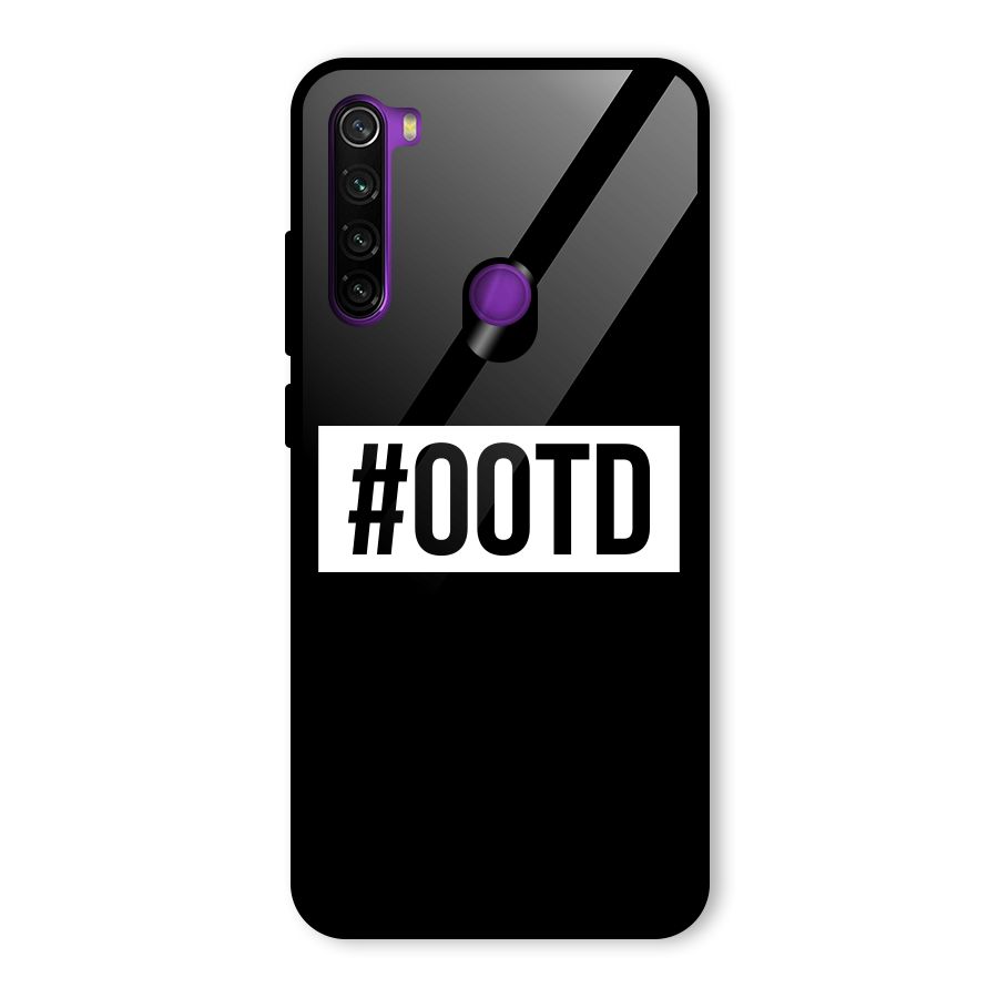 OOTD Glass Back Case for Redmi Note 8