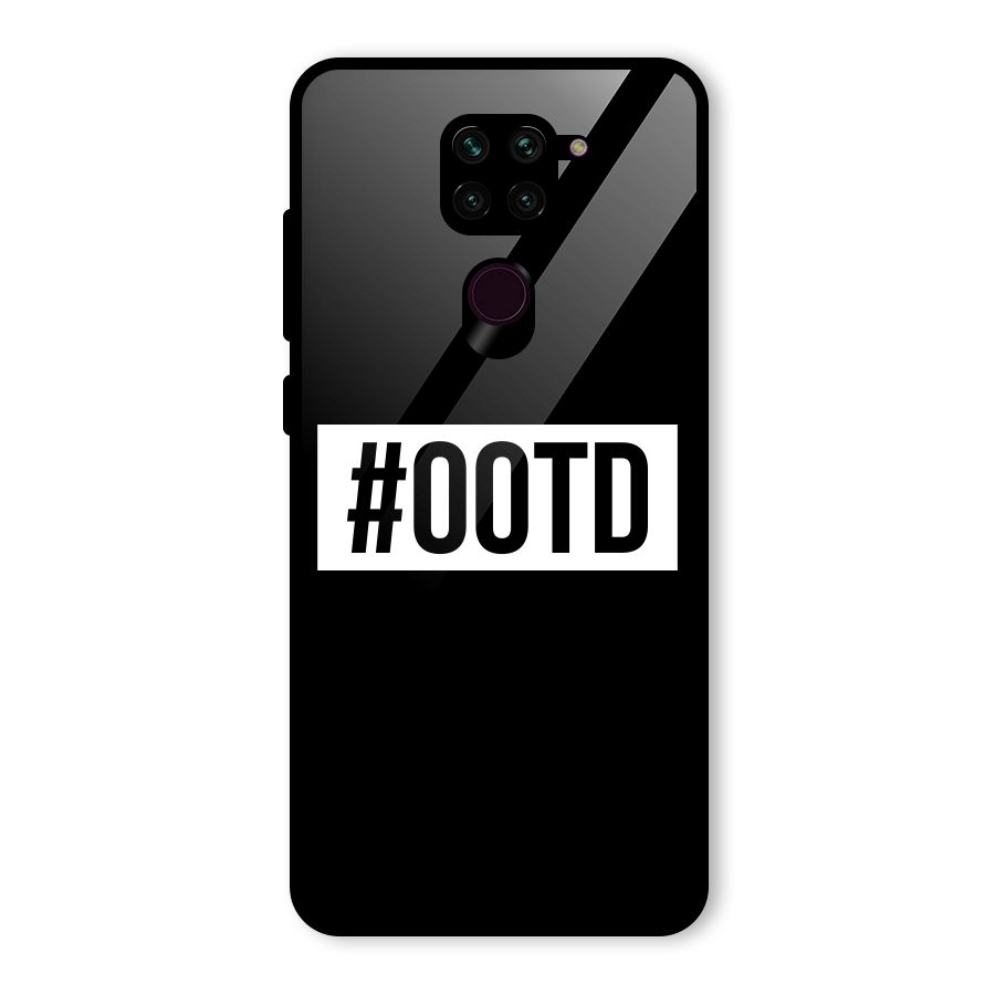 OOTD Glass Back Case for Redmi Note 9