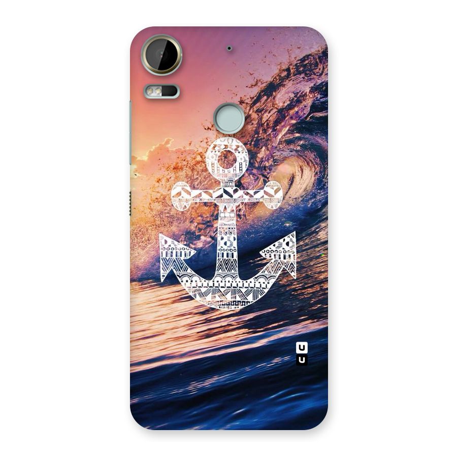 Ocean Anchor Wave Back Case for Desire 10 Pro