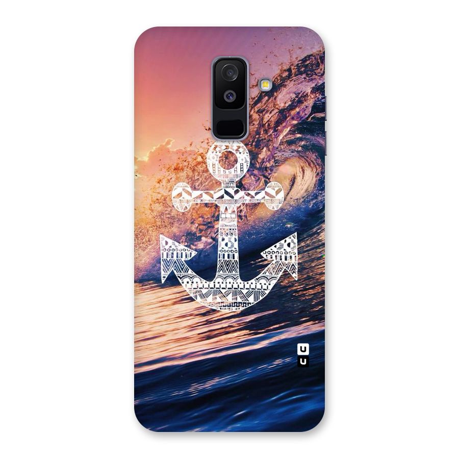 Ocean Anchor Wave Back Case for Galaxy A6 Plus
