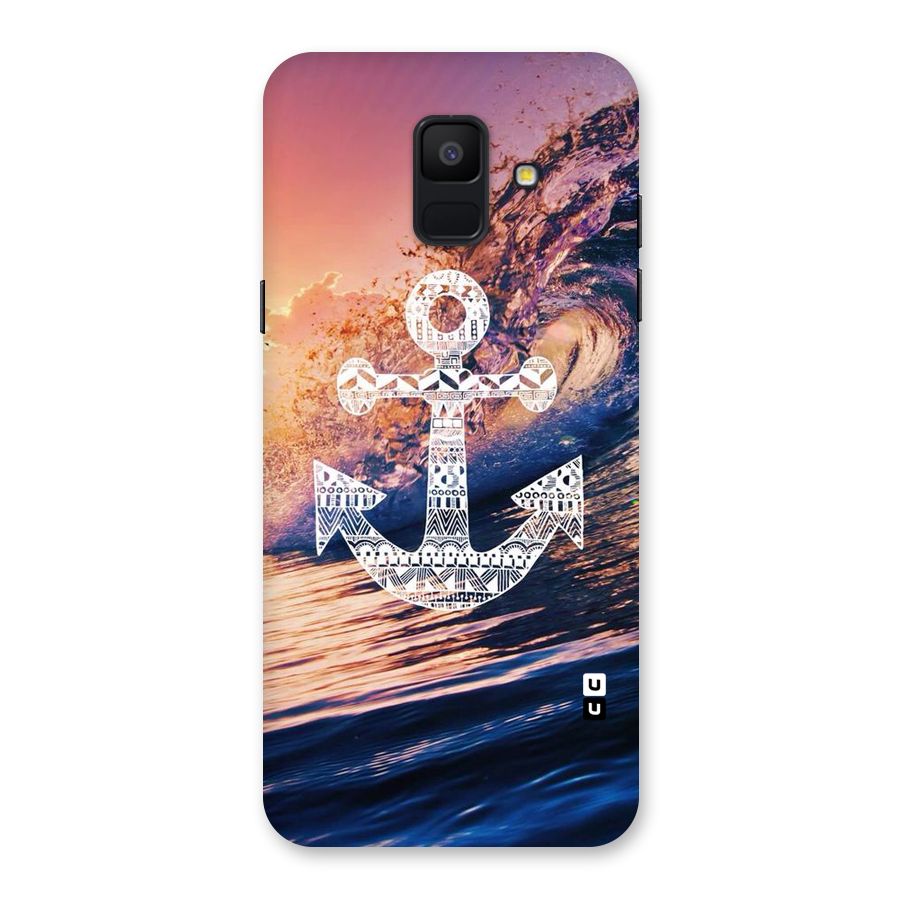 Ocean Anchor Wave Back Case for Galaxy A6 (2018)