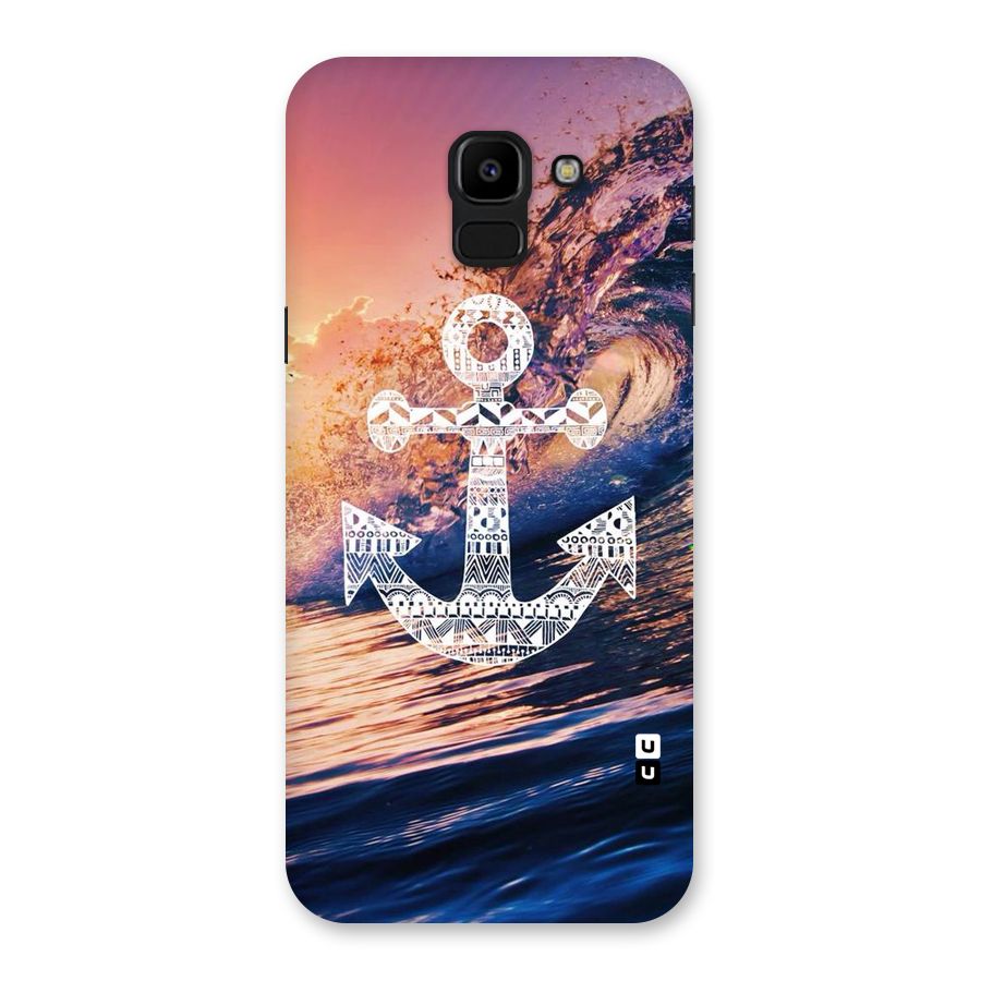 Ocean Anchor Wave Back Case for Galaxy J6