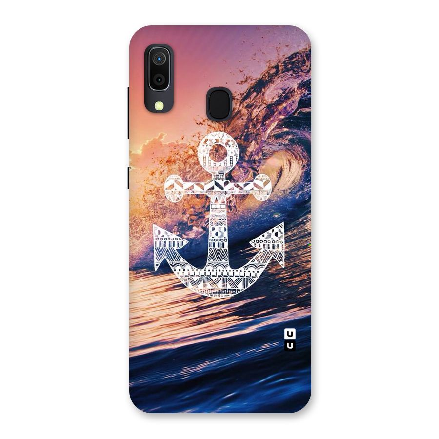 Ocean Anchor Wave Back Case for Galaxy M10s