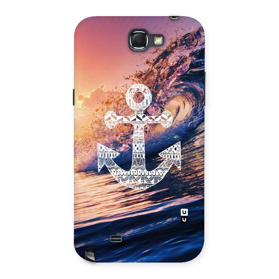Ocean Anchor Wave Back Case for Galaxy Note 2