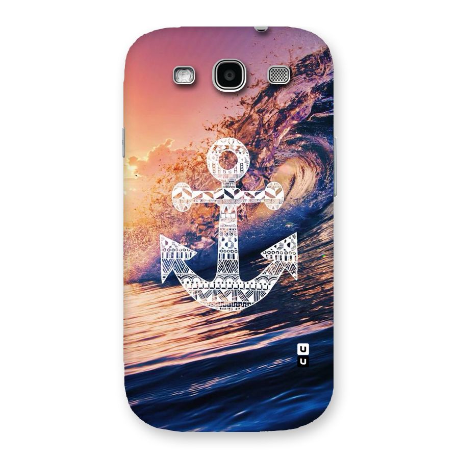 Ocean Anchor Wave Back Case for Galaxy S3