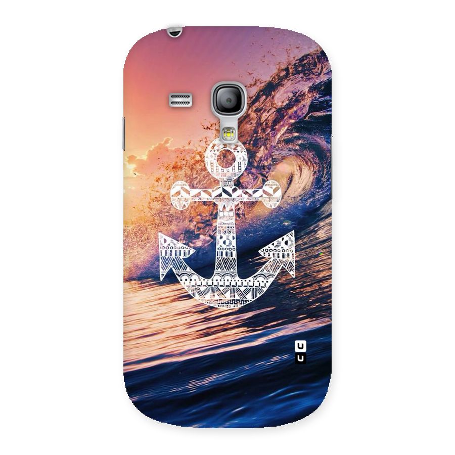 Ocean Anchor Wave Back Case for Galaxy S3 Mini