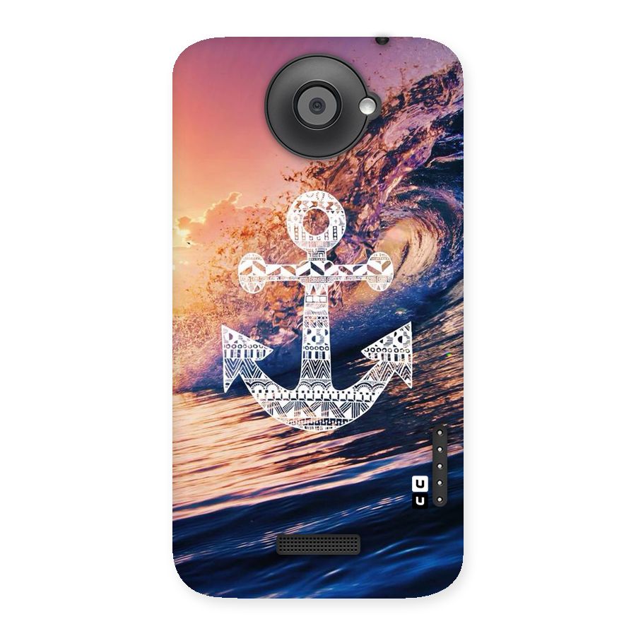 Ocean Anchor Wave Back Case for HTC One X
