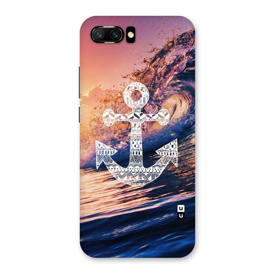 Ocean Anchor Wave Back Case for Honor 10