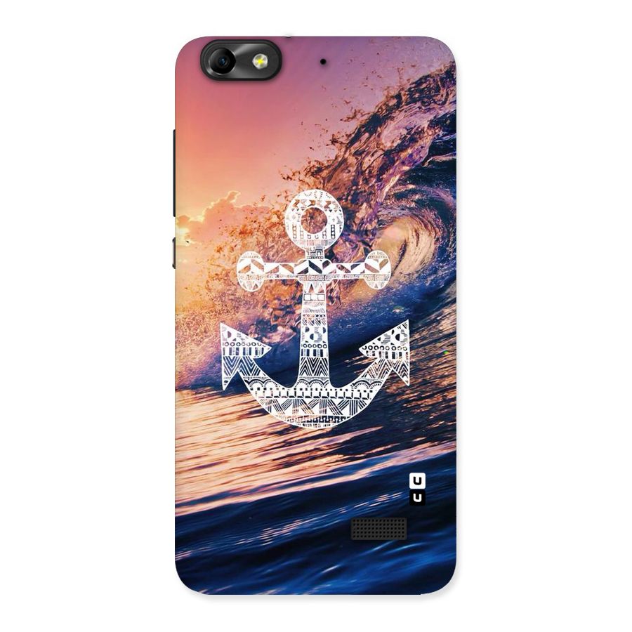 Ocean Anchor Wave Back Case for Honor 4C