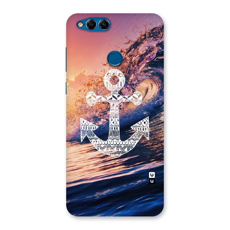 Ocean Anchor Wave Back Case for Honor 7X