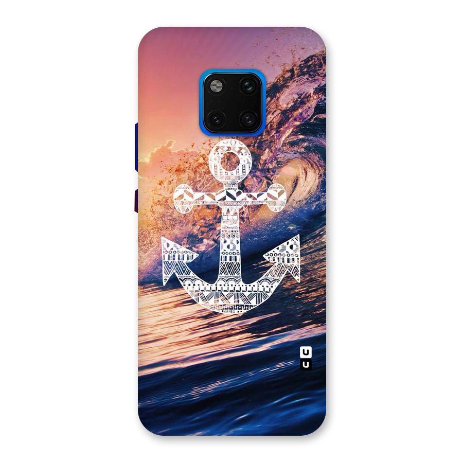 Ocean Anchor Wave Back Case for Huawei Mate 20 Pro