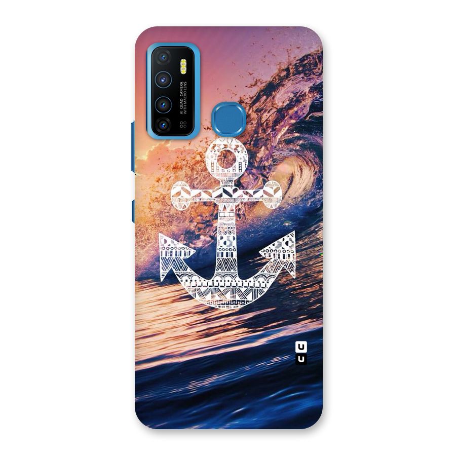 Ocean Anchor Wave Back Case for Infinix Hot 9