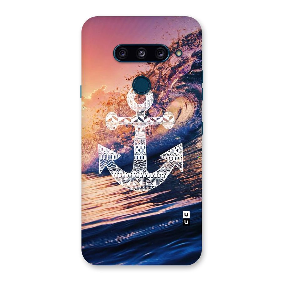 Ocean Anchor Wave Back Case for LG  V40 ThinQ