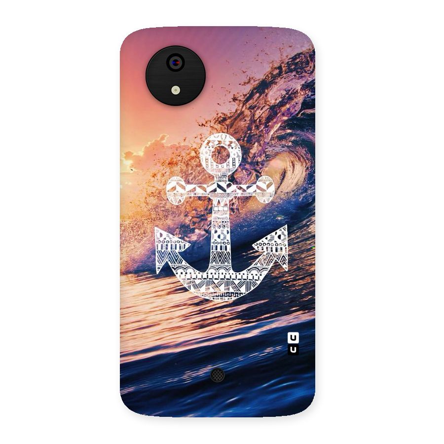 Ocean Anchor Wave Back Case for Micromax Canvas A1
