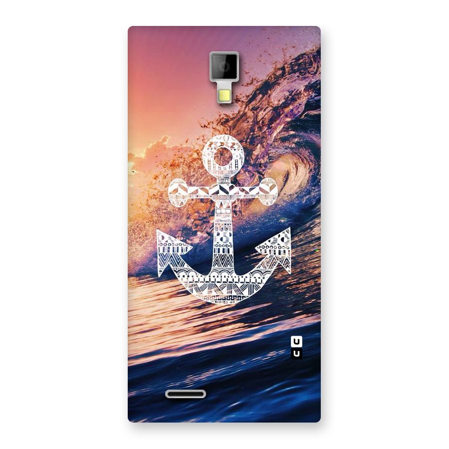 Ocean Anchor Wave Back Case for Micromax Canvas Xpress A99