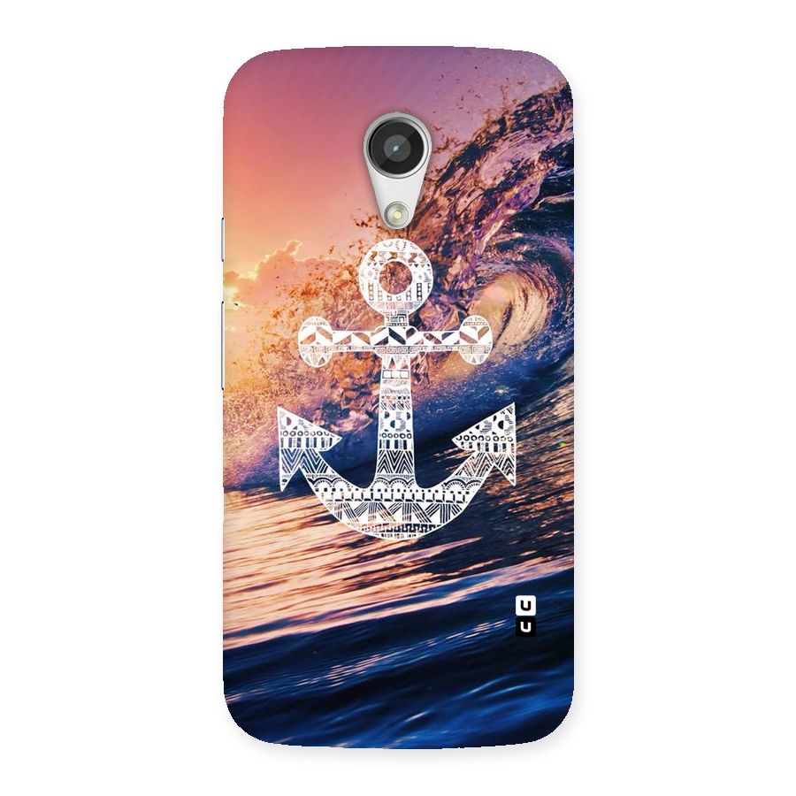 Ocean Anchor Wave Back Case for Moto G 2nd Gen