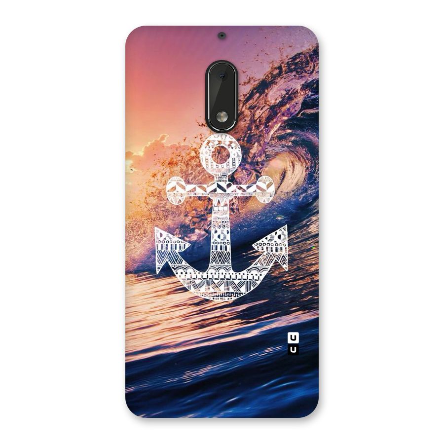 Ocean Anchor Wave Back Case for Nokia 6