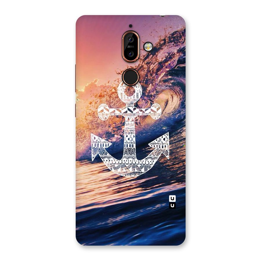 Ocean Anchor Wave Back Case for Nokia 7 Plus