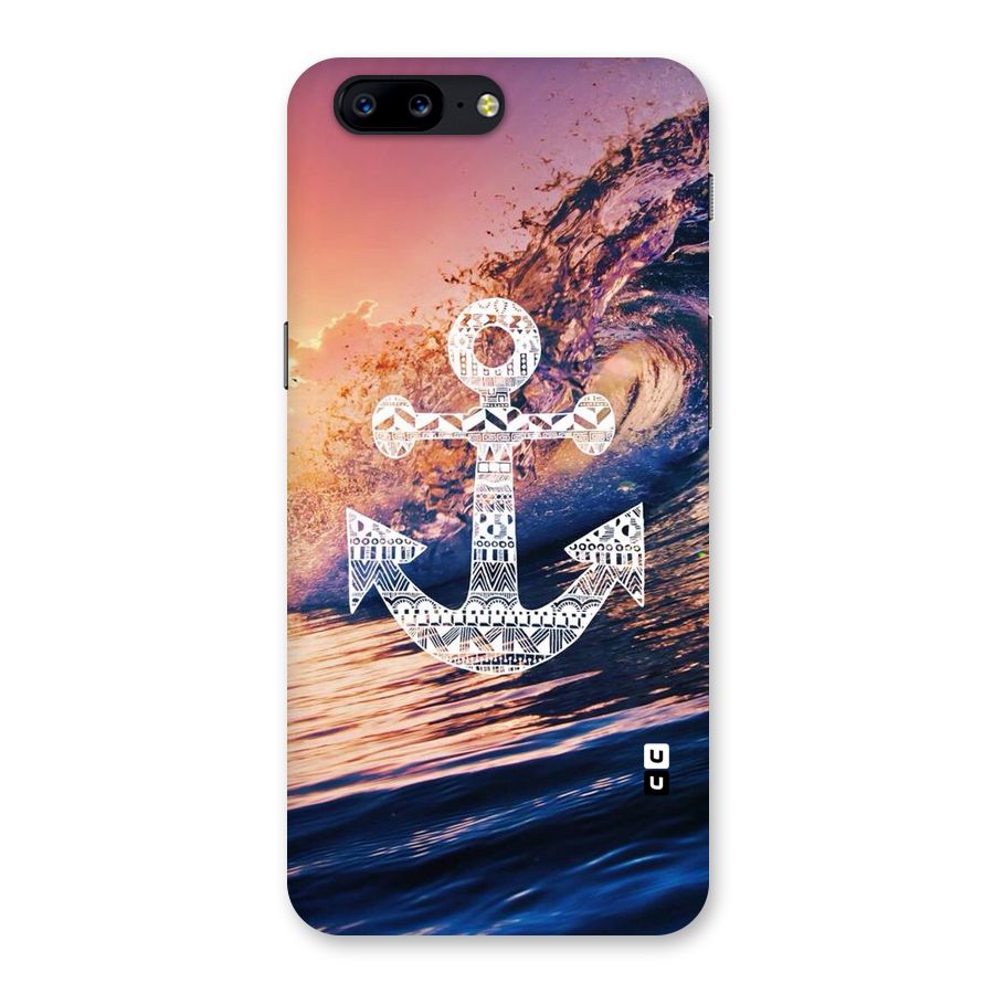Ocean Anchor Wave Back Case for OnePlus 5