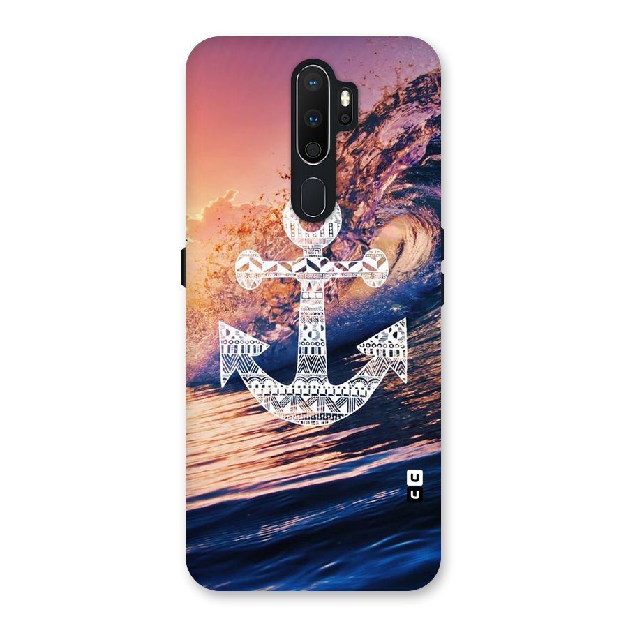 Ocean Anchor Wave Back Case for Oppo A5 (2020)