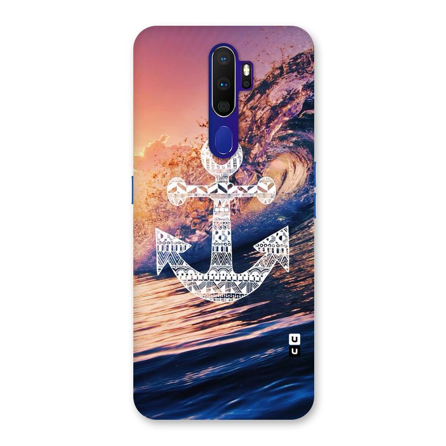 Ocean Anchor Wave Back Case for Oppo A9 (2020)