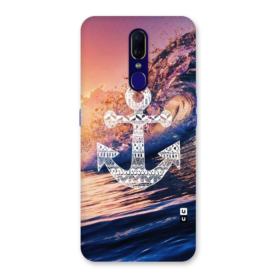 Ocean Anchor Wave Back Case for Oppo F11