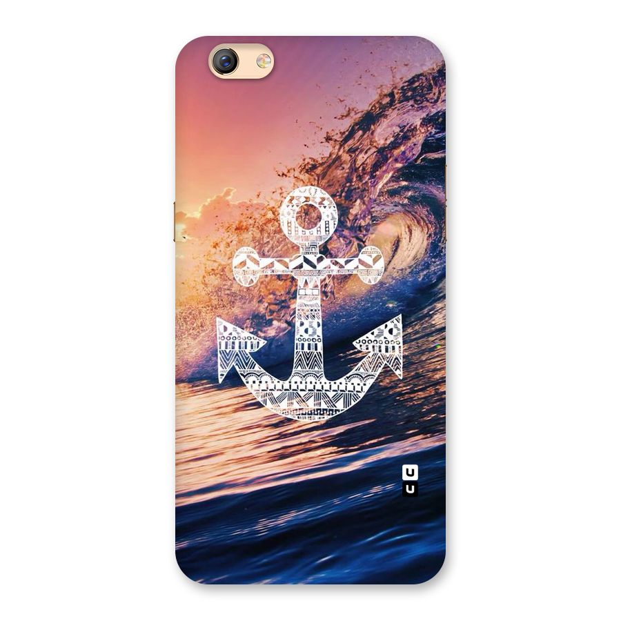 Ocean Anchor Wave Back Case for Oppo F3 Plus