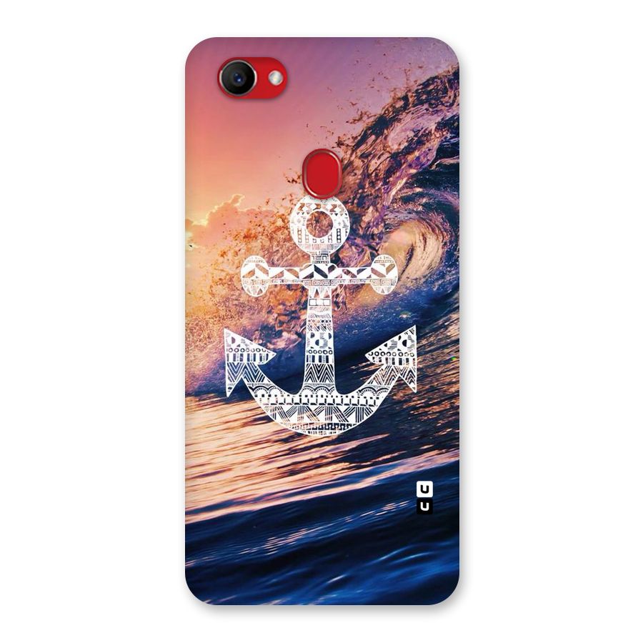 Ocean Anchor Wave Back Case for Oppo F7