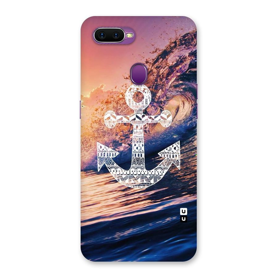 Ocean Anchor Wave Back Case for Oppo F9