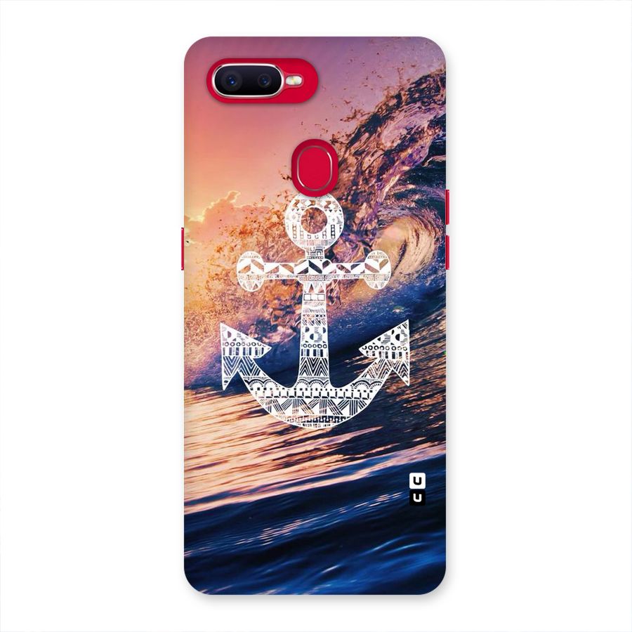 Ocean Anchor Wave Back Case for Oppo F9 Pro