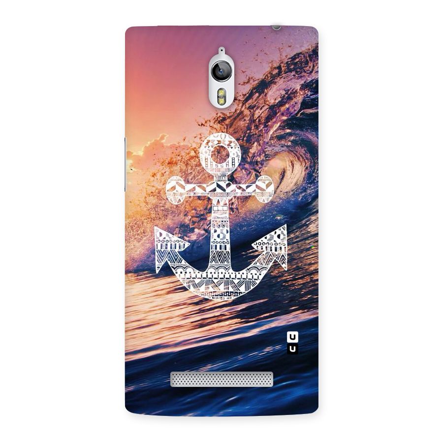 Ocean Anchor Wave Back Case for Oppo Find 7