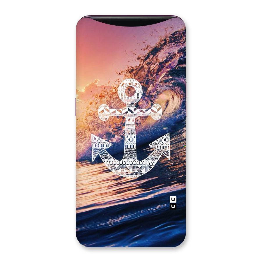 Ocean Anchor Wave Back Case for Oppo Find X