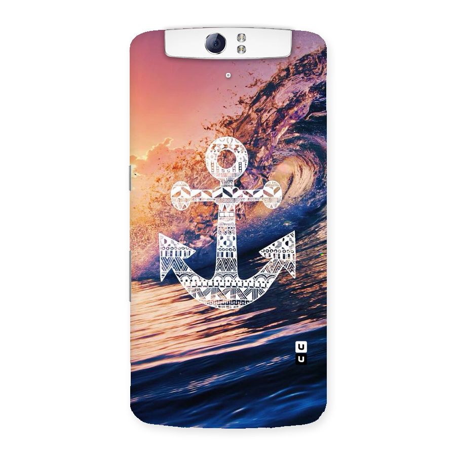 Ocean Anchor Wave Back Case for Oppo N1