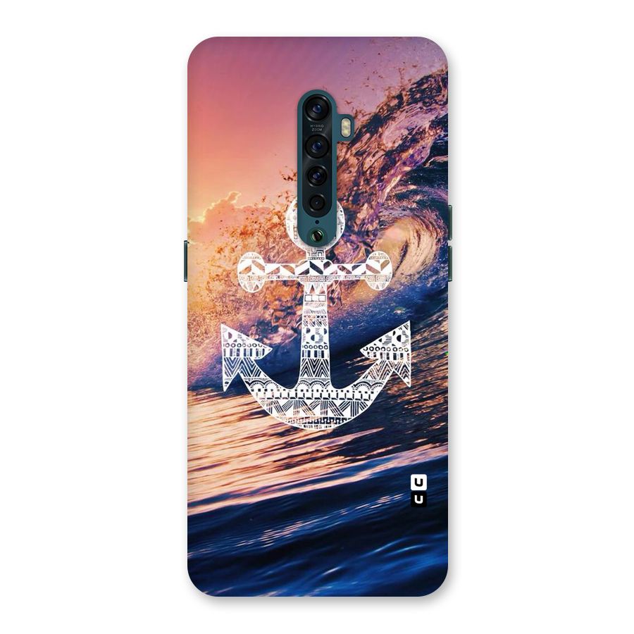Ocean Anchor Wave Back Case for Oppo Reno2