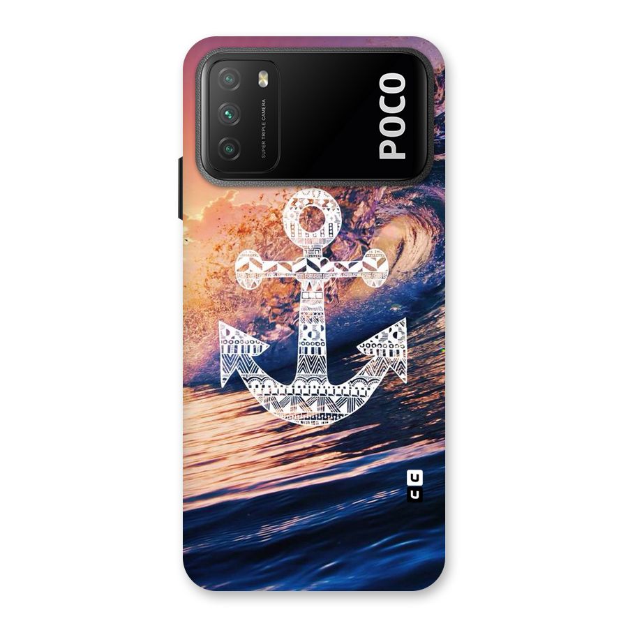 Ocean Anchor Wave Back Case for Poco M3