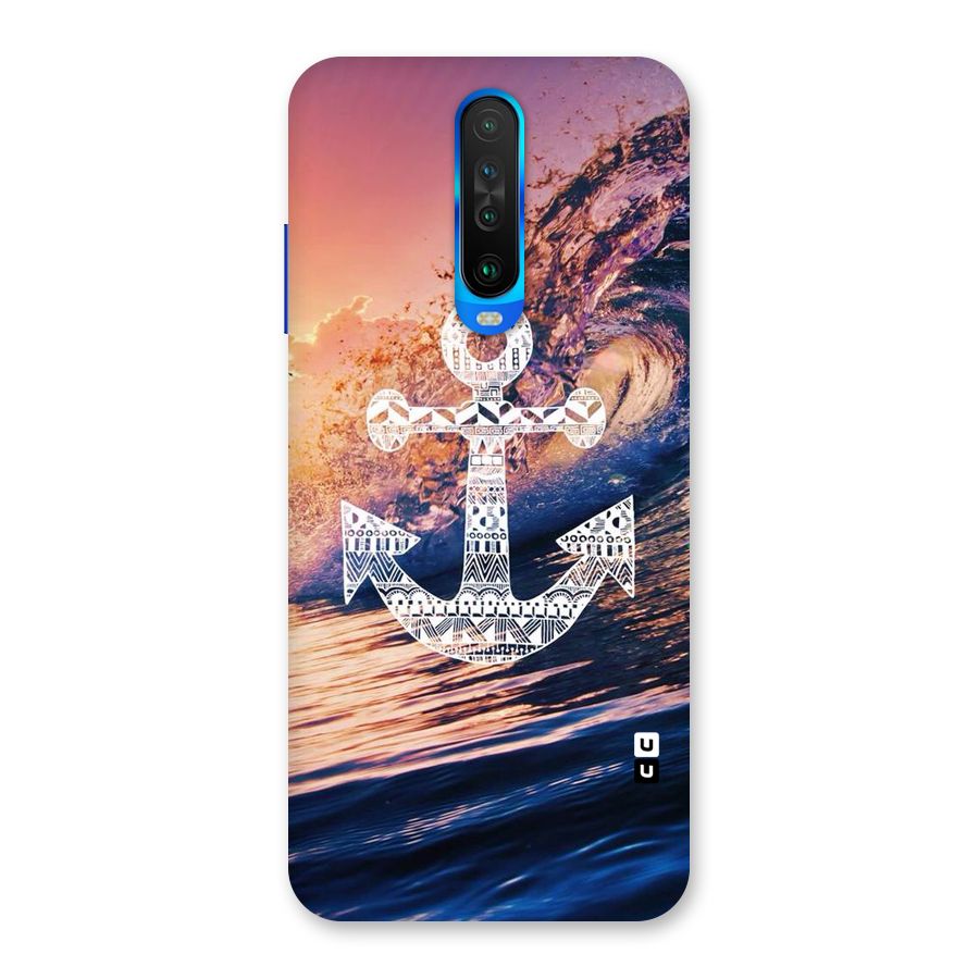 Ocean Anchor Wave Back Case for Poco X2