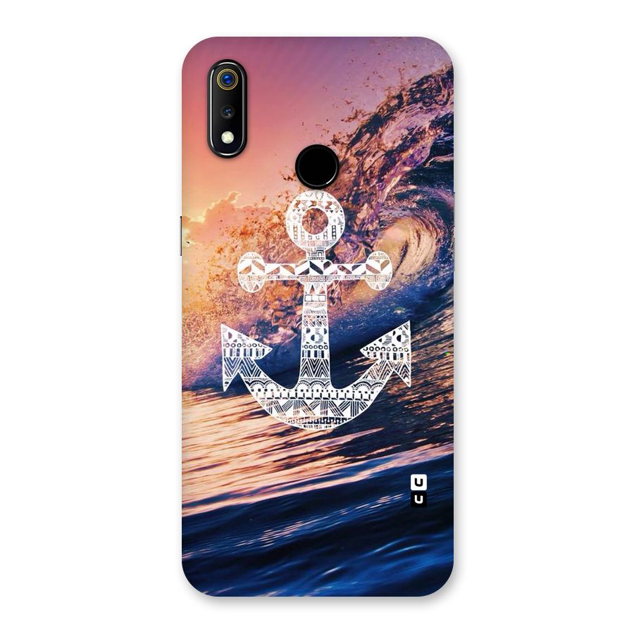 Ocean Anchor Wave Back Case for Realme 3