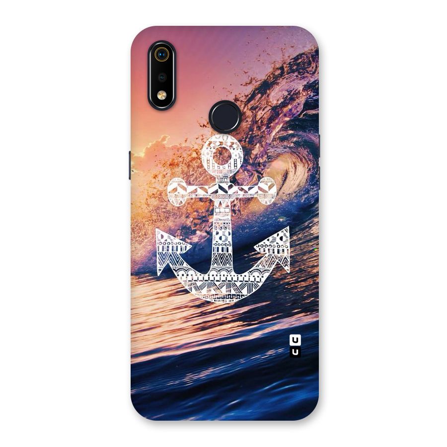 Ocean Anchor Wave Back Case for Realme 3i