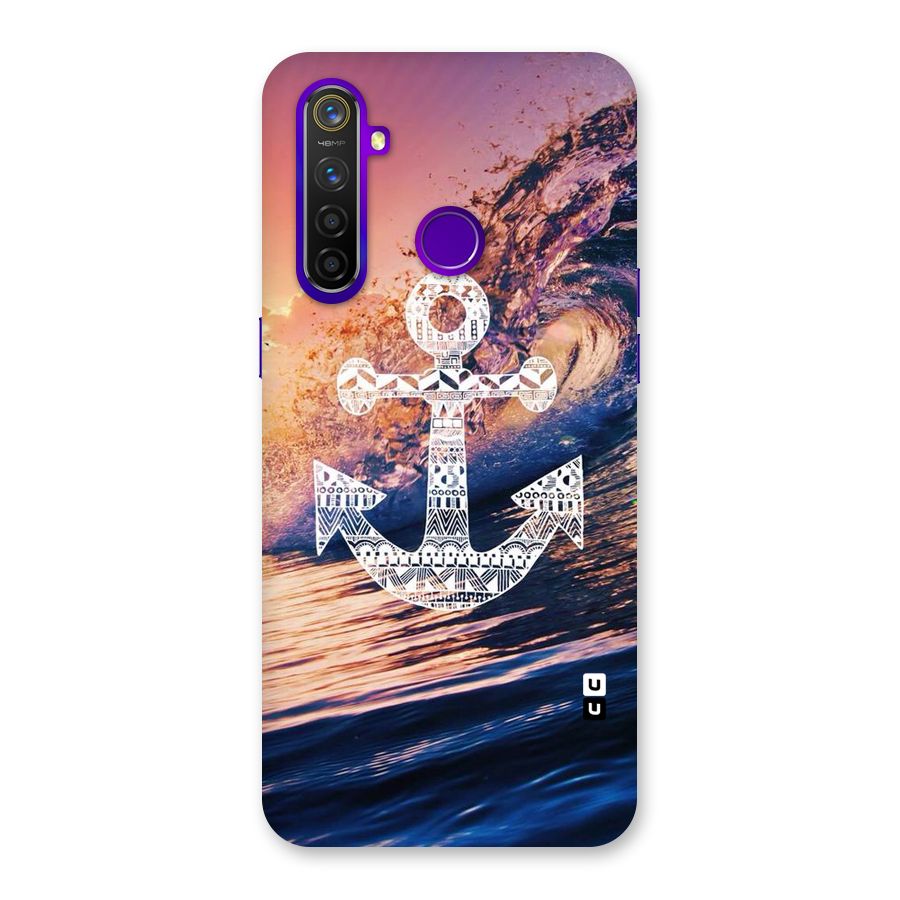 Ocean Anchor Wave Back Case for Realme 5 Pro