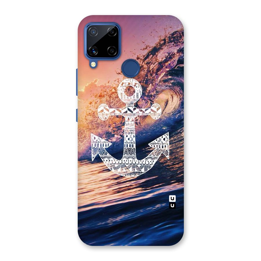 Ocean Anchor Wave Back Case for Realme C15