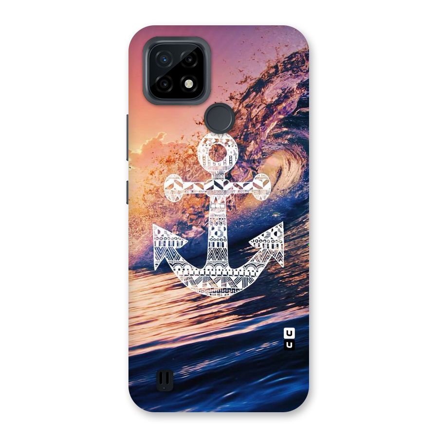 Ocean Anchor Wave Back Case for Realme C21