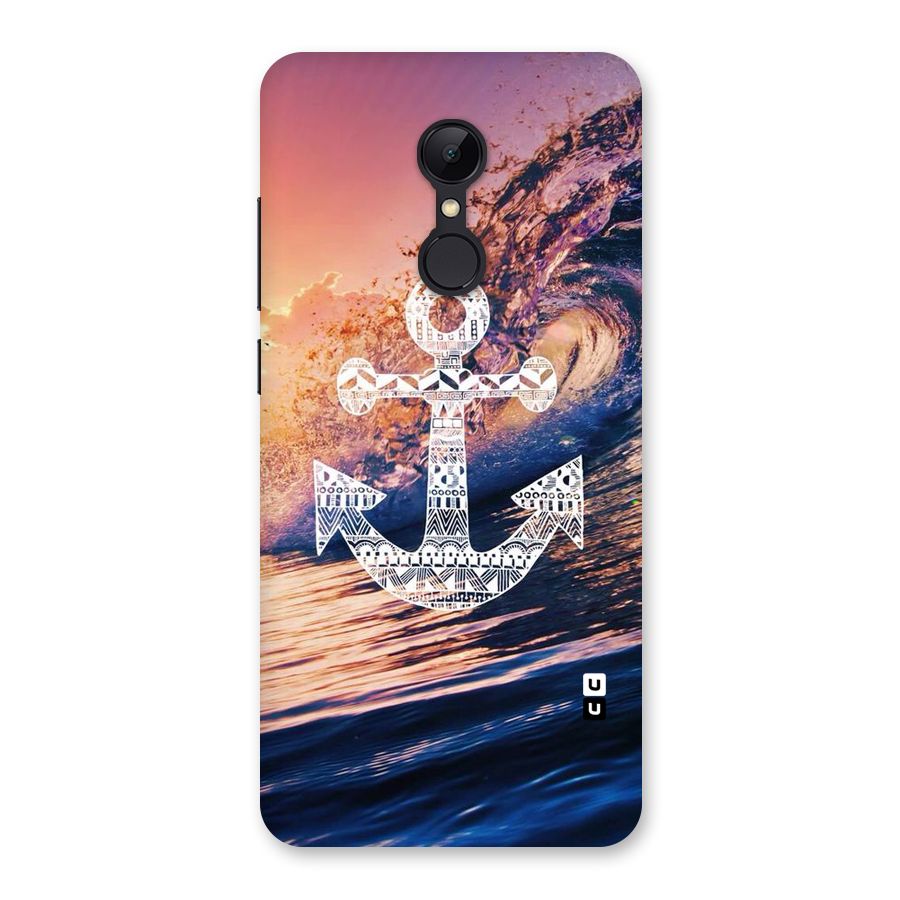 Ocean Anchor Wave Back Case for Redmi 5