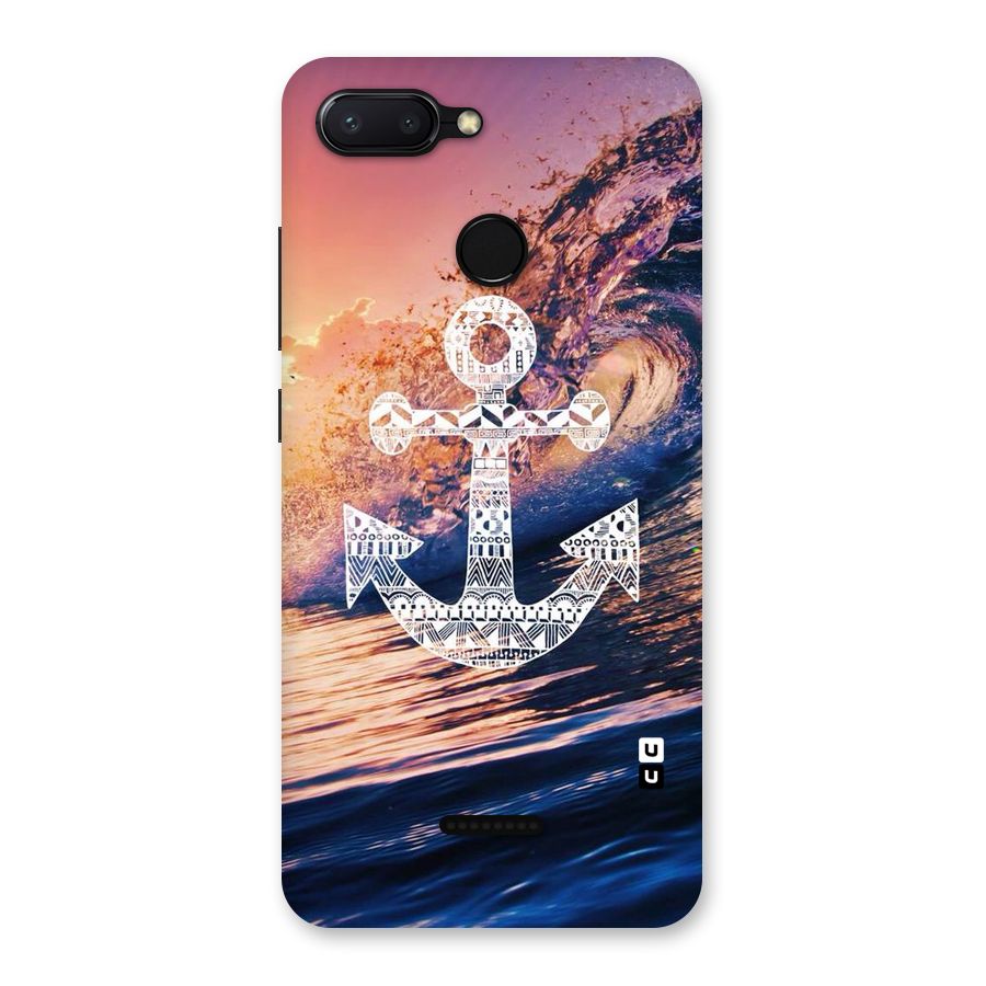 Ocean Anchor Wave Back Case for Redmi 6