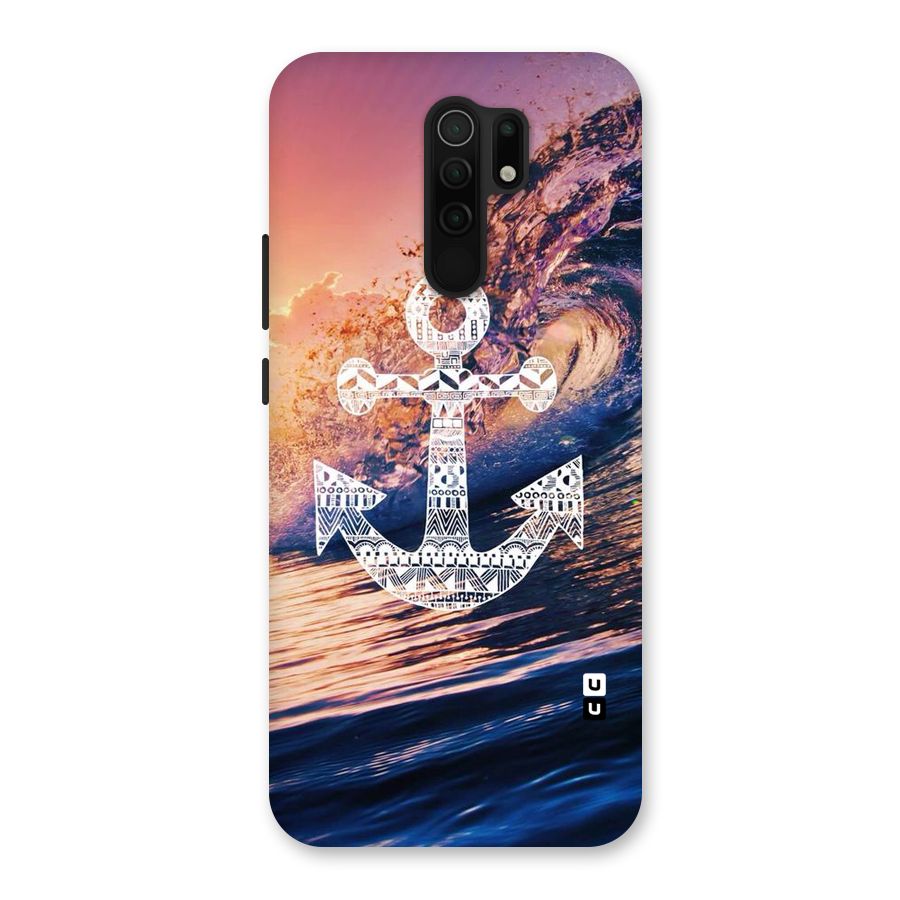 Ocean Anchor Wave Back Case for Redmi 9 Prime