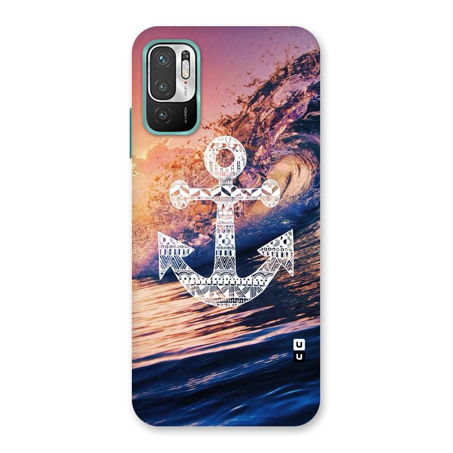 Ocean Anchor Wave Back Case for Redmi Note 10T 5G