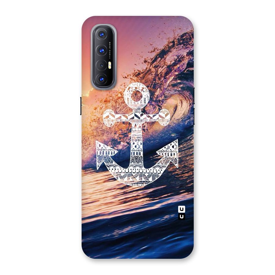 Ocean Anchor Wave Back Case for Reno3 Pro