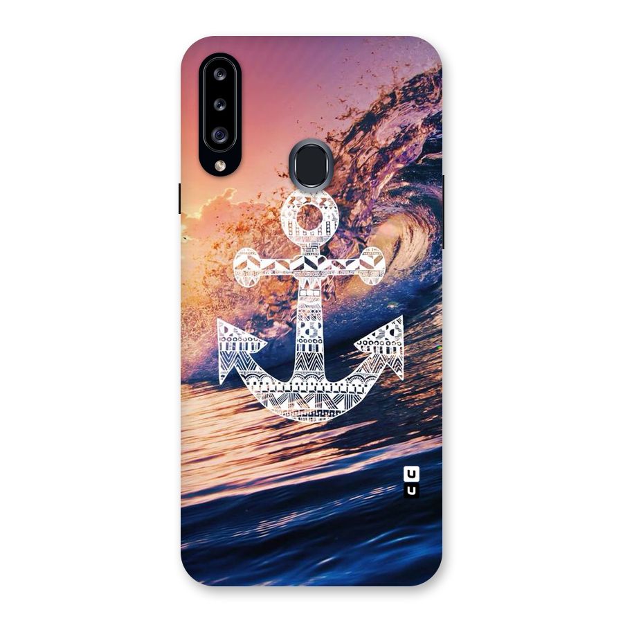 Ocean Anchor Wave Back Case for Samsung Galaxy A20s