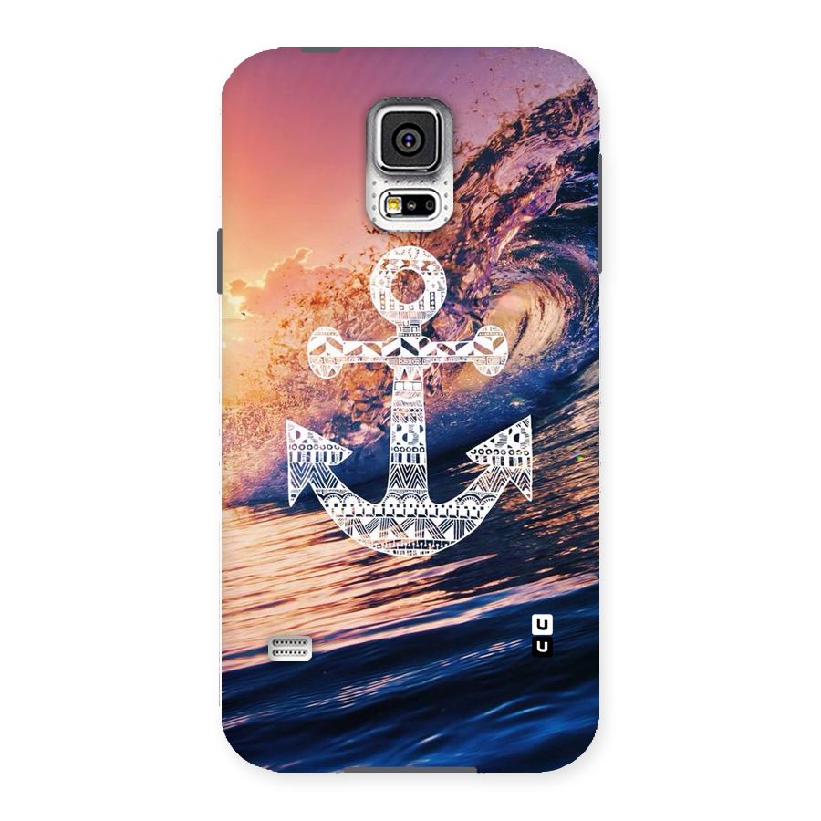 Ocean Anchor Wave Back Case for Samsung Galaxy S5
